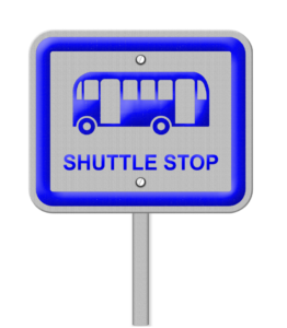 hospital shuttle stop